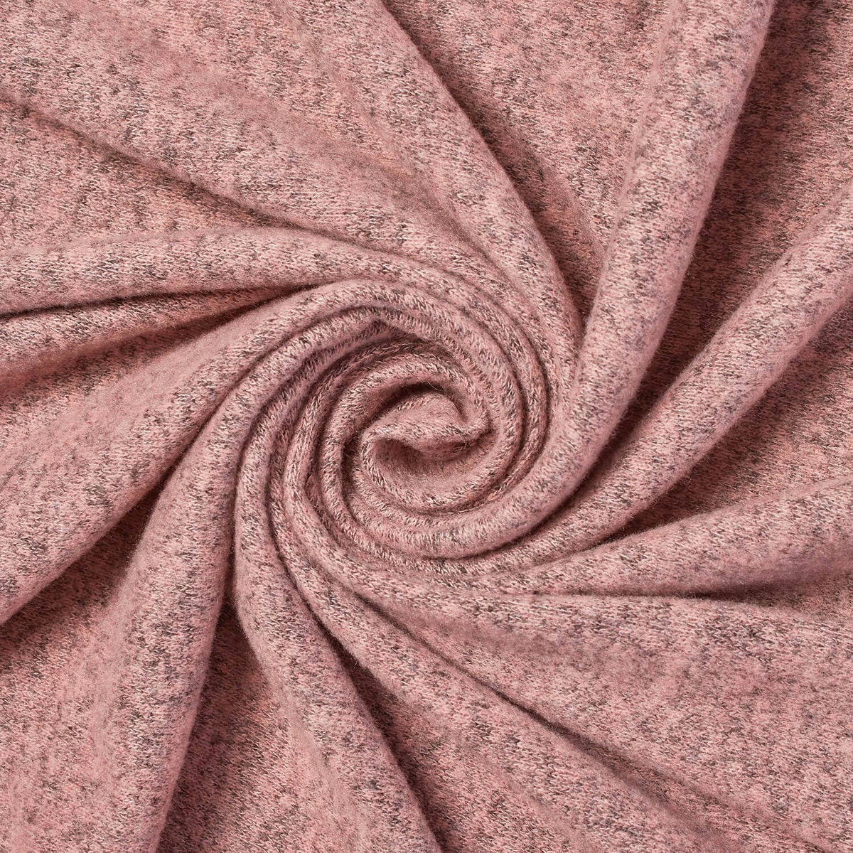 Hacci Material—Two-Tone Sweater Knit—Magma Blush Pink—Width 58/60 Inches Wide—Multi Color Green Hue—Sold By The Yard—Width 60/61 Inches—Available for Nationwide Shipping