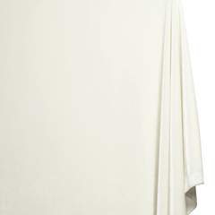 Off- White—Stretch Velvet Fabric——90% Polyester, 10% Spandex— 60/61 Inches—20% Vertical