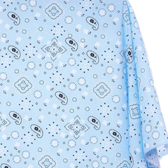 Printed Paisley Fabric—cotton fabric sold by the yard.