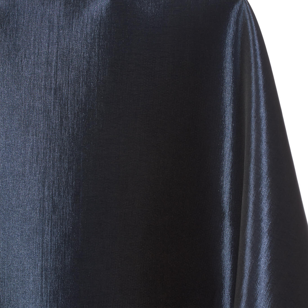 Navy blue fabric with a subtle texture on a white background| Sold by the Yard – Beautiful Windows Elgin USA