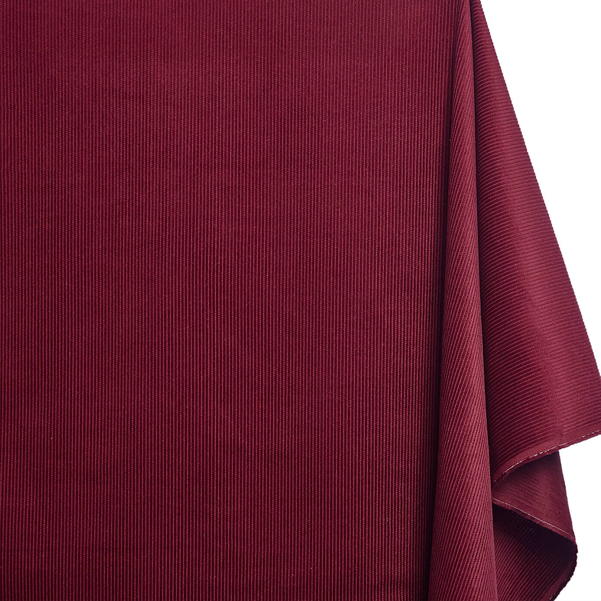 Wine —Standard 9 Wale Corduroy Material—0.75 Millimeters Thick—100% Cotton—59-60"Inch Wide—Sold by the Yard