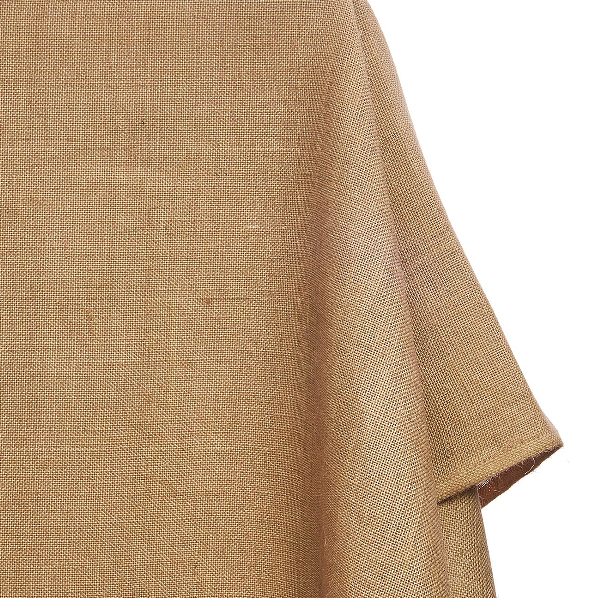 Rustic Charm— Sand Color—Burlap Jute Fabric—100% Polyester—Available by the Yard—54 Inches Wide—Nationwide Shipping