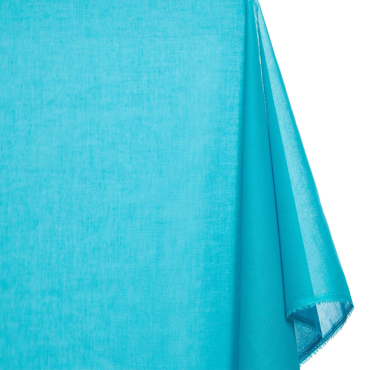 Concord NC Textiles —Turquoise Color—Lawn Lightweight Fabric—Sold by the Yard— Nationwide Shipping Available