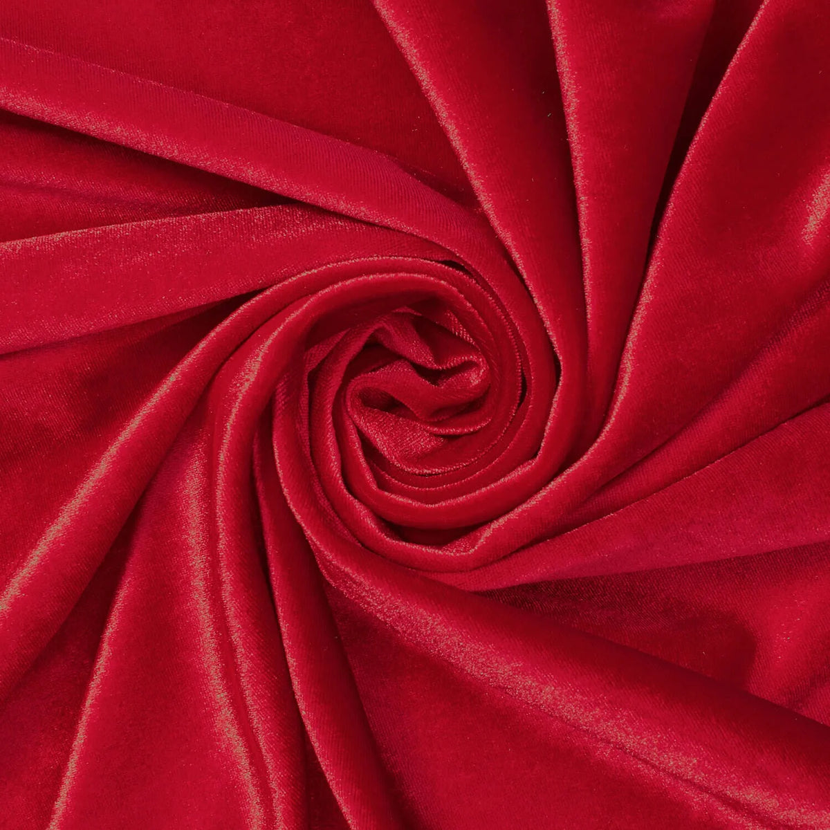 Vintage Dark Red —Stretch Velvet Fabric—— 90% Polyester, 10% Spandex— 60/61 Inches—20% Vertical