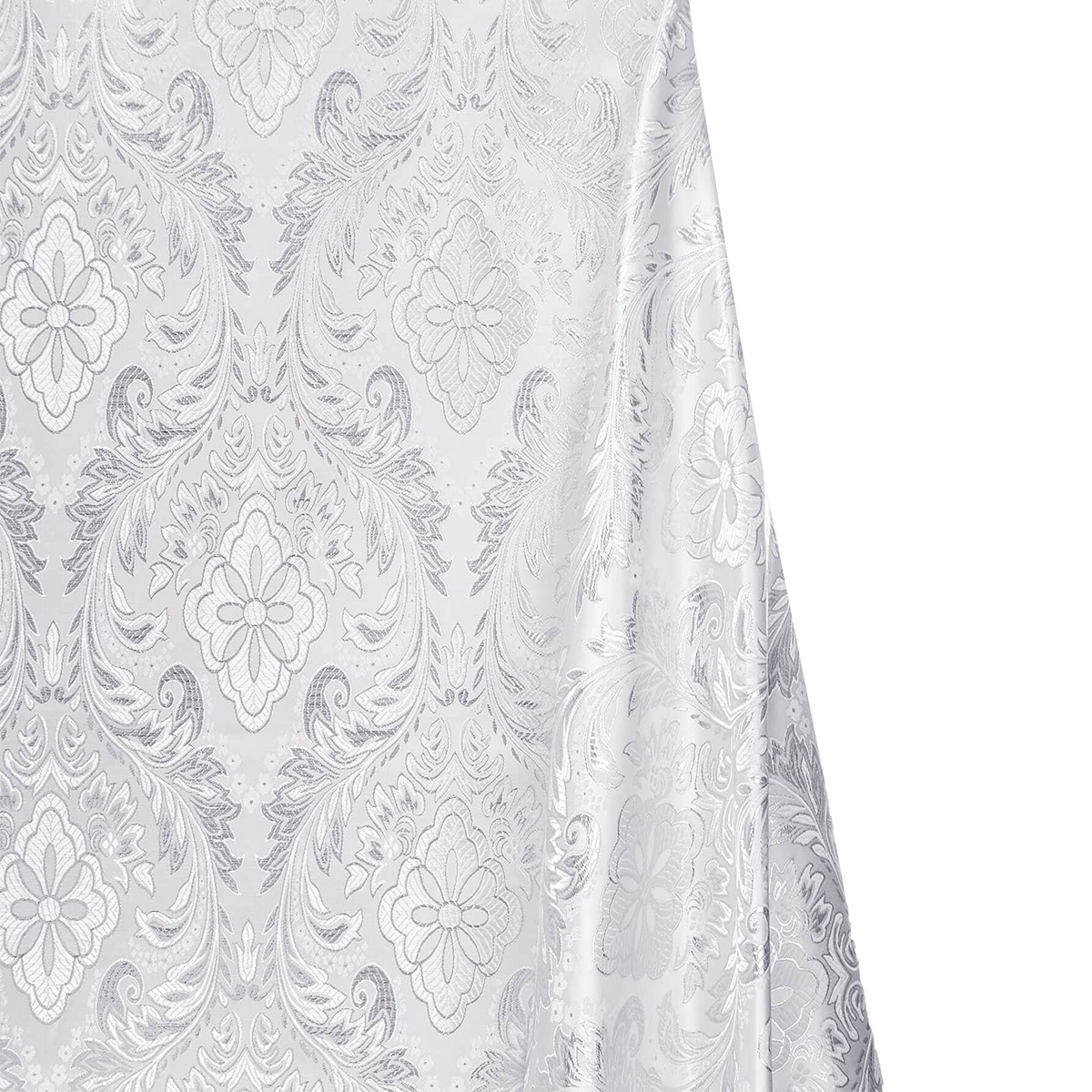 Fuchsia Gold Floral Brocade – Elegant Damask by the Yard