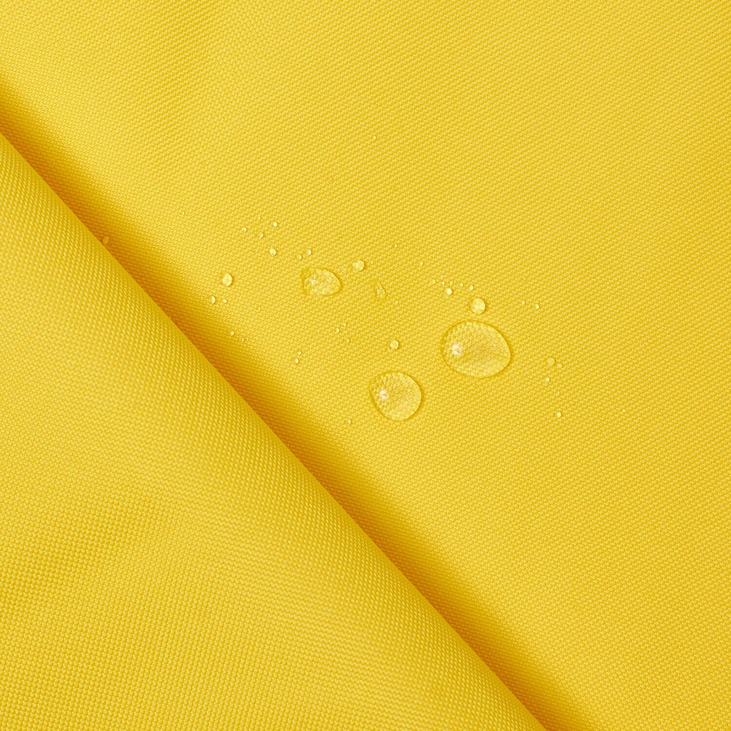 Durable Canvas—Yellow—Waterproof Fabric—100% Polyester- 100% Polyvinyl Backing—60/61 Inches Wide