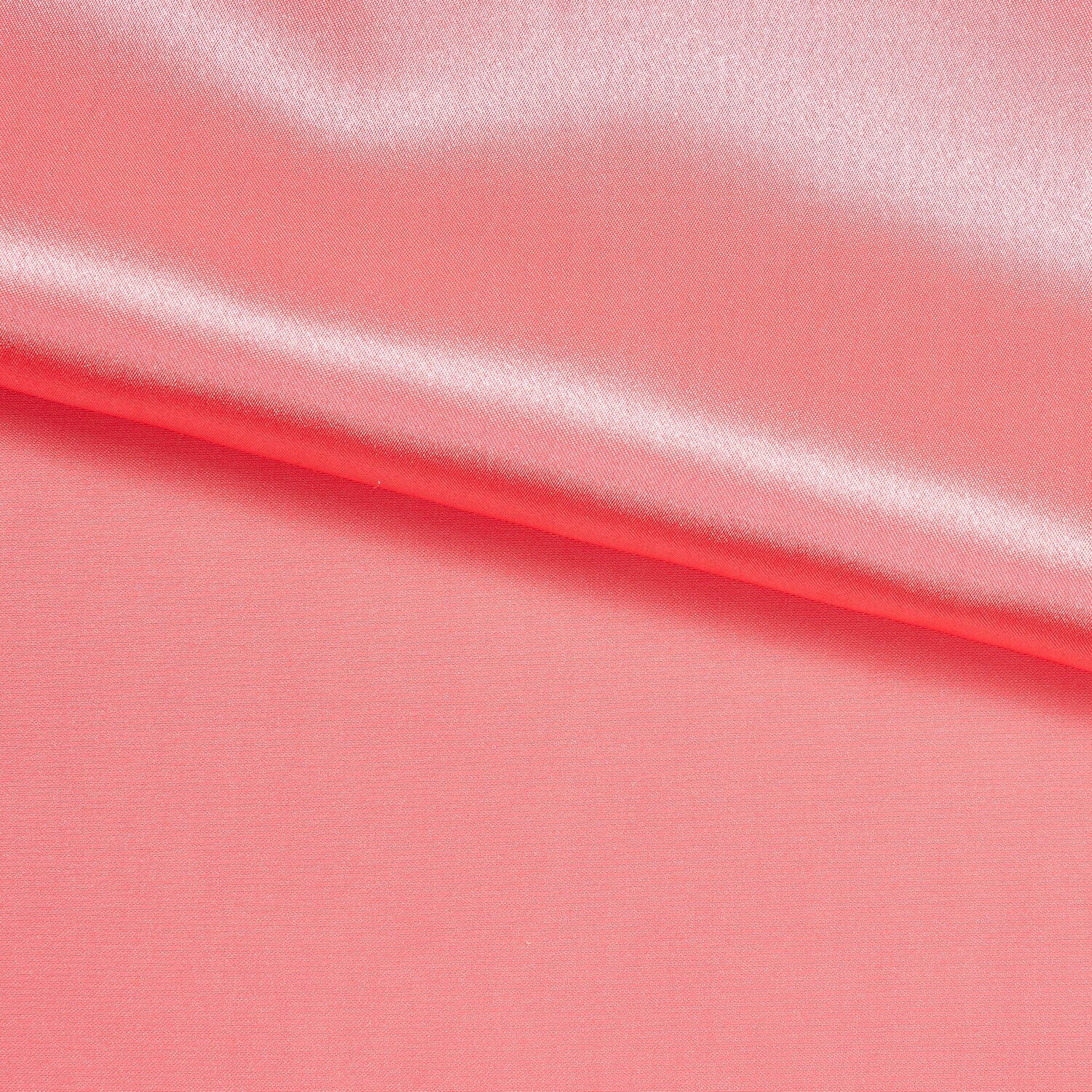 Soft Crepe Coral—100% Polyester Material—52"Inches Wide—Sold by the Yard—Ideal for Sewing Projects USA