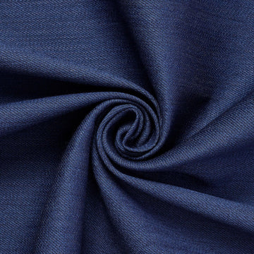 Twill Denim Heavy Weight—Multi-Purpose Fabric—Navy Blue Hue—100% Polyester—Sold By the Yard—Width 52" Inches Wide
