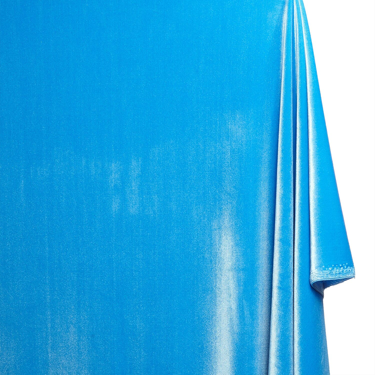 Agave Turquoise—Stretch Velvet Fabric—90% Polyester, 10% Spandex— Width 60/61 Inches Wide—Sold by the Yard