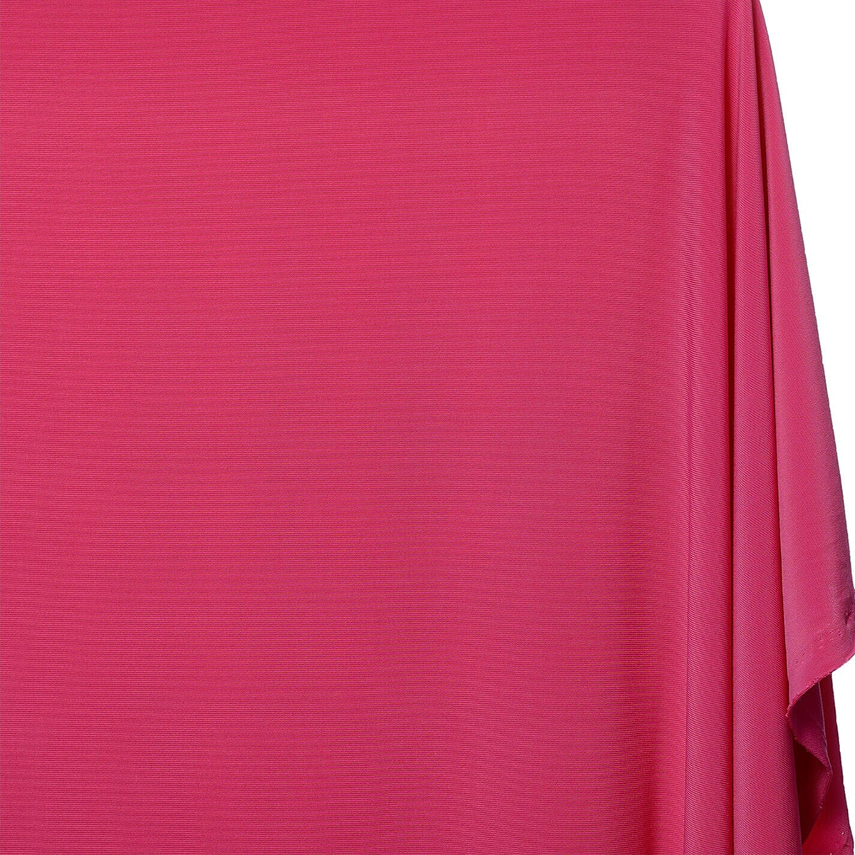 Lipstick Knit Fuchsia Pink Color—Stretch Velvet Fabric—90% Polyester, 10% Spandex—60/61 Inches—Sold by the Yard
