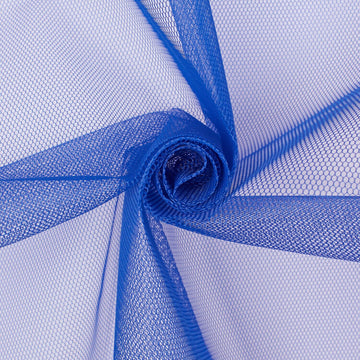 Royal Blue Polyester Petticoat Hard Net Crinoline/58–60 Inch Wide Fabric Sold By The Yard