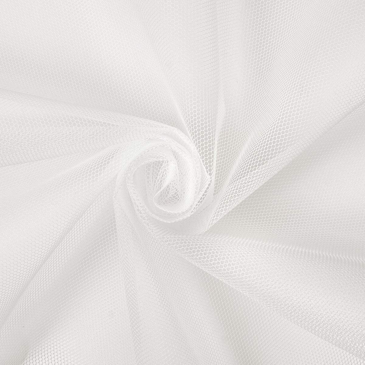 Off White Polyester Petticoat Hard Net Crinoline /58–60 Inch Wide Fabric/Sold By The Yard-180 GSM