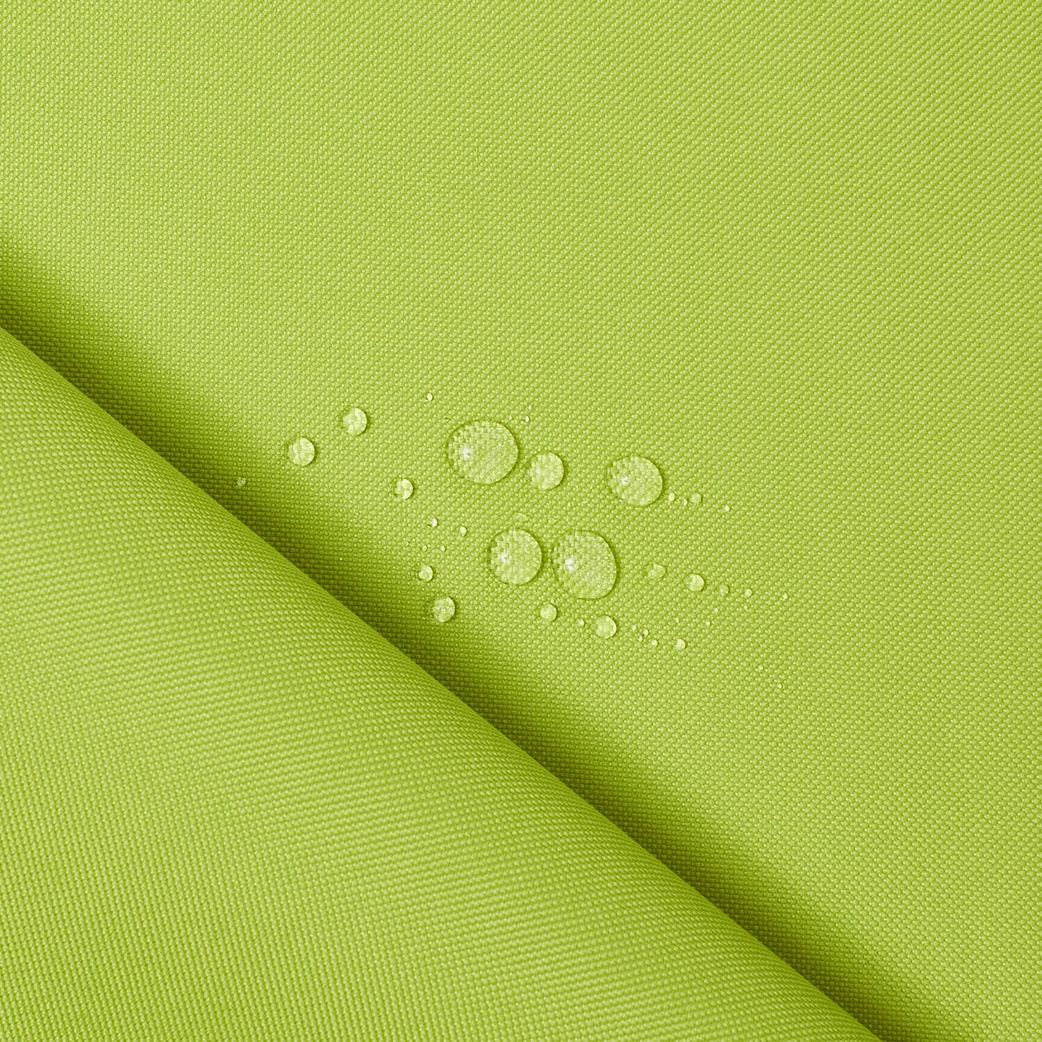 Eco-friendly—Lime Green—Waterproof Canvas Fabric—100% Polyester- 100% Polyvinyl Backing—60/61 Inches Wide