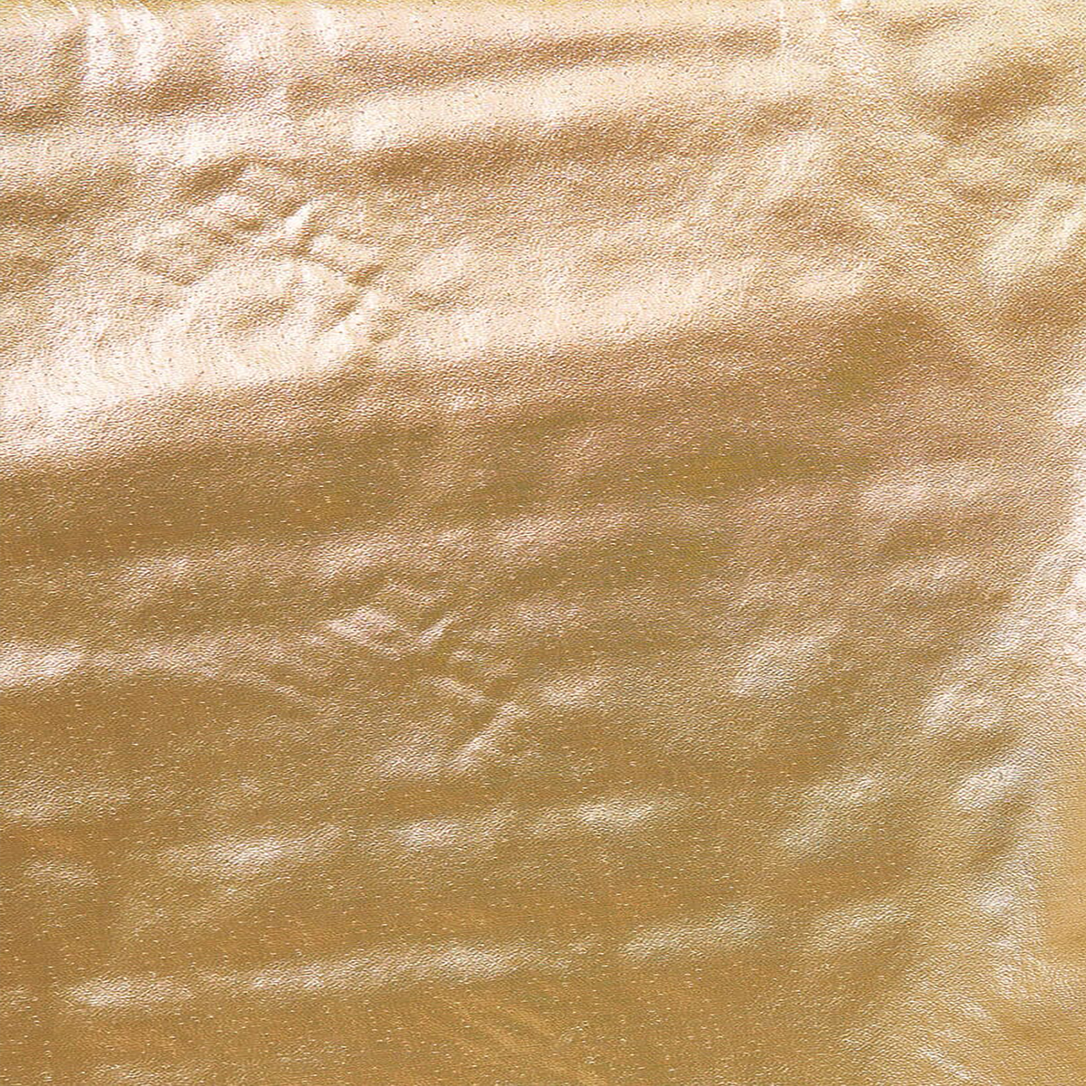 High embossed soft gold tissue lame fabric