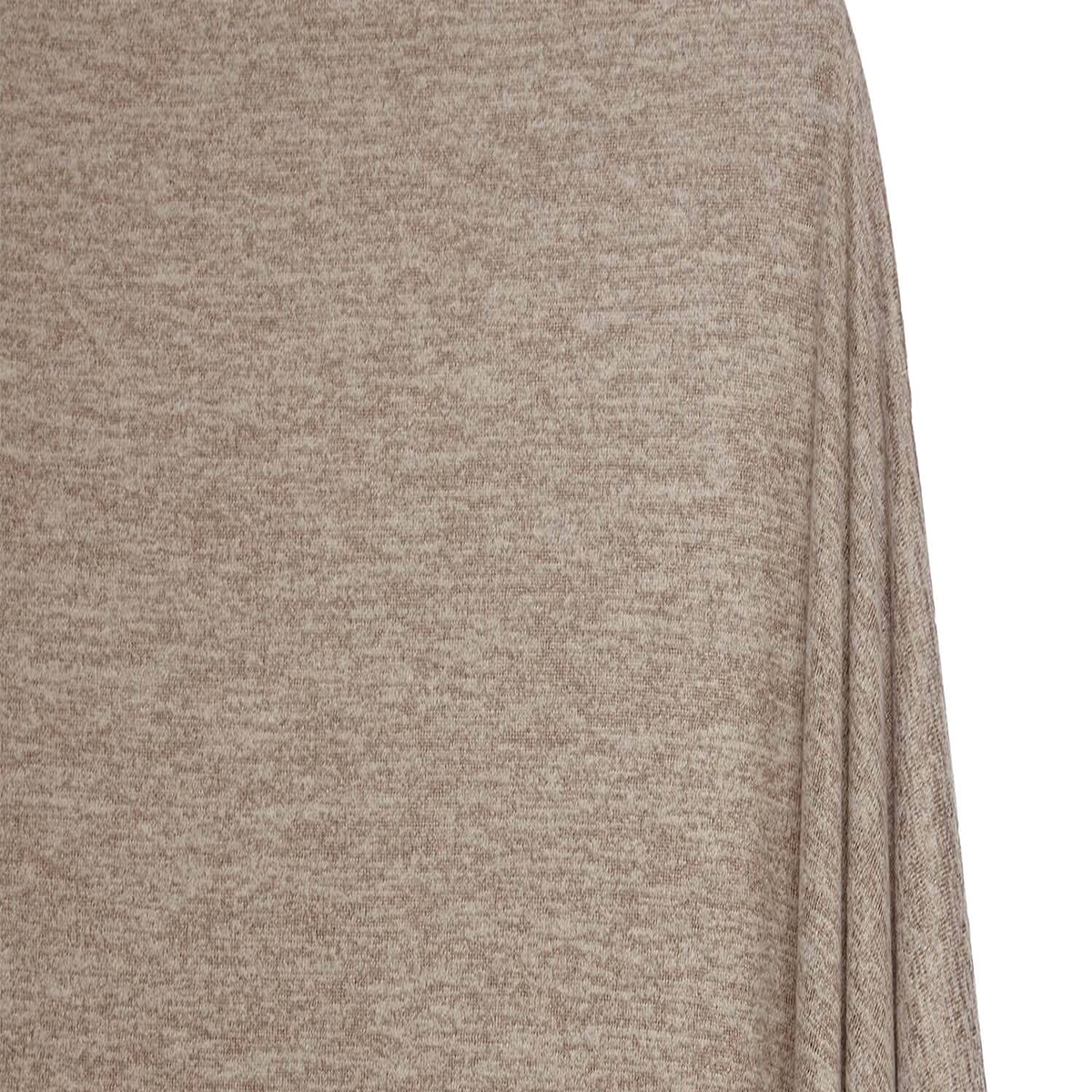Dark Taupe Brushed Two Tone —Sweater Knit Hacci Material—100% Polyester—Sold by the Yard—54" Inches Wide