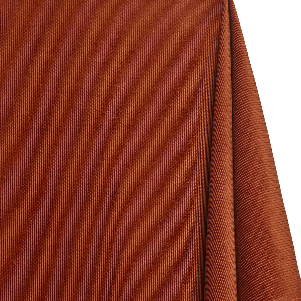 Close-up of brown fabric with a textured pattern