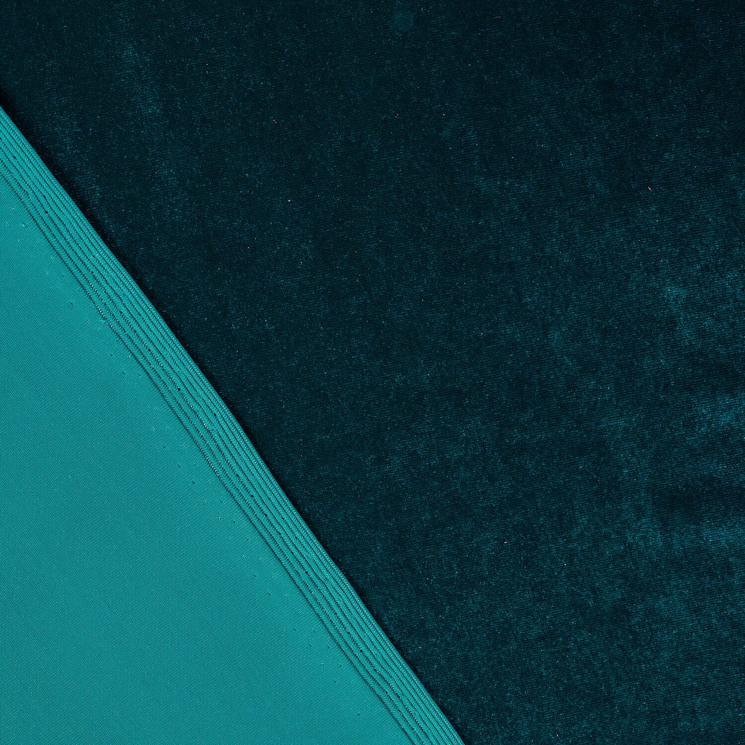 Modern Teal Blue—Stretch Velvet Fabric——90% Polyester, 10% Spandex— 60/61 Inches—20% Vertical