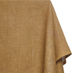 56-inch-wide linen blend fabric in rich cognac hue Beautiful Windows Elgin