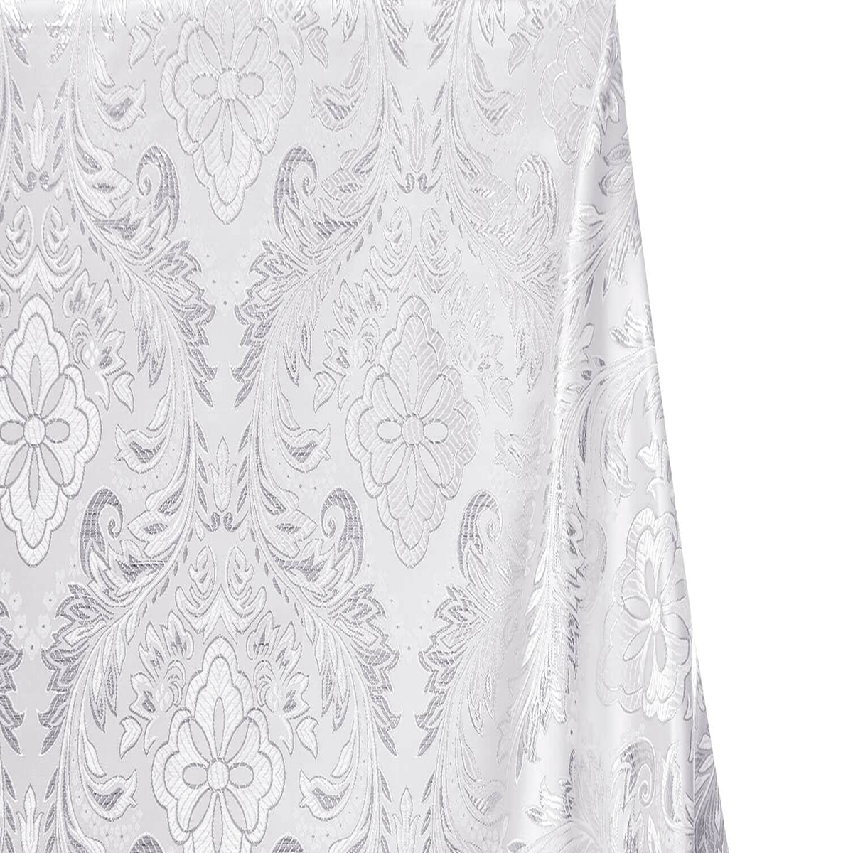 Fuchsia Gold Floral Brocade – Elegant Damask by the Yard