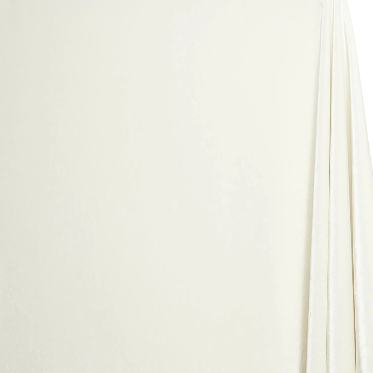 Off- White—Stretch Velvet Fabric——90% Polyester, 10% Spandex— 60/61 Inches—20% Vertical