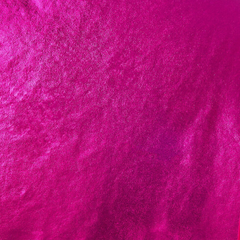 Composition: 95% Polyester, 5% Spandex Material—Fuchsia Color—Stretch Tissue Lamé Knit — 58 Inches Wide— Sold by the Yard.