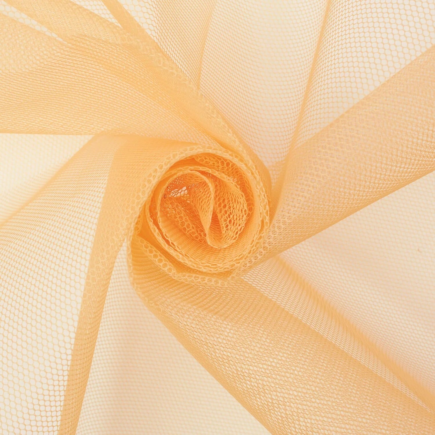 Gold Polyester Petticoat Hard Net Crinoline/58–60 Inch Wide Fabric/Sold By The Yard-180 GSM