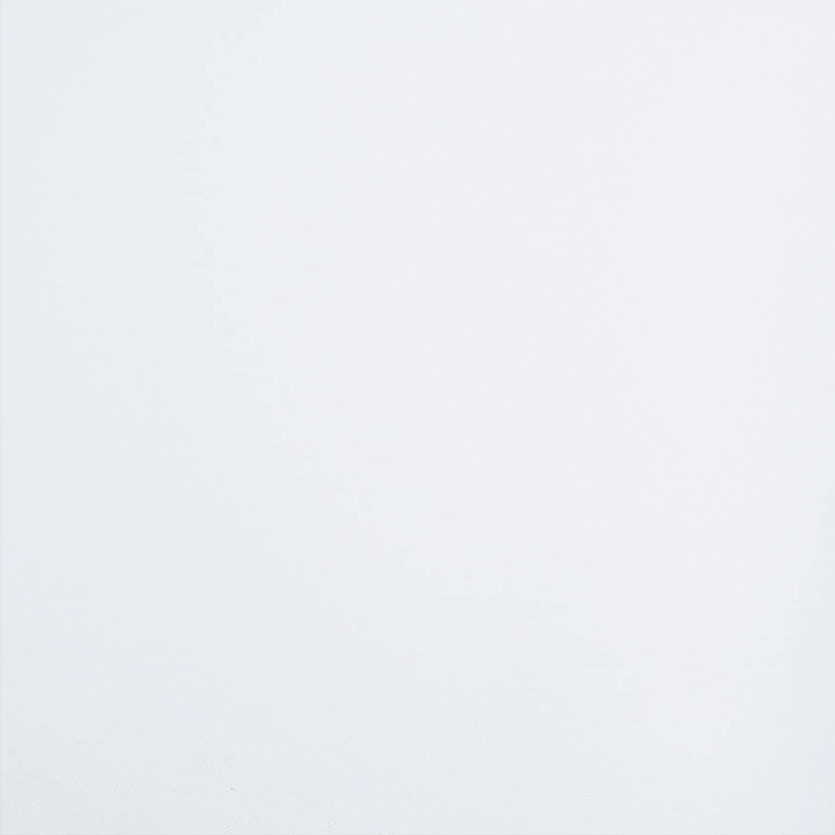 A yard of winter white polyester gabardine fabric against a plain background | Beautiful Windows Elgin