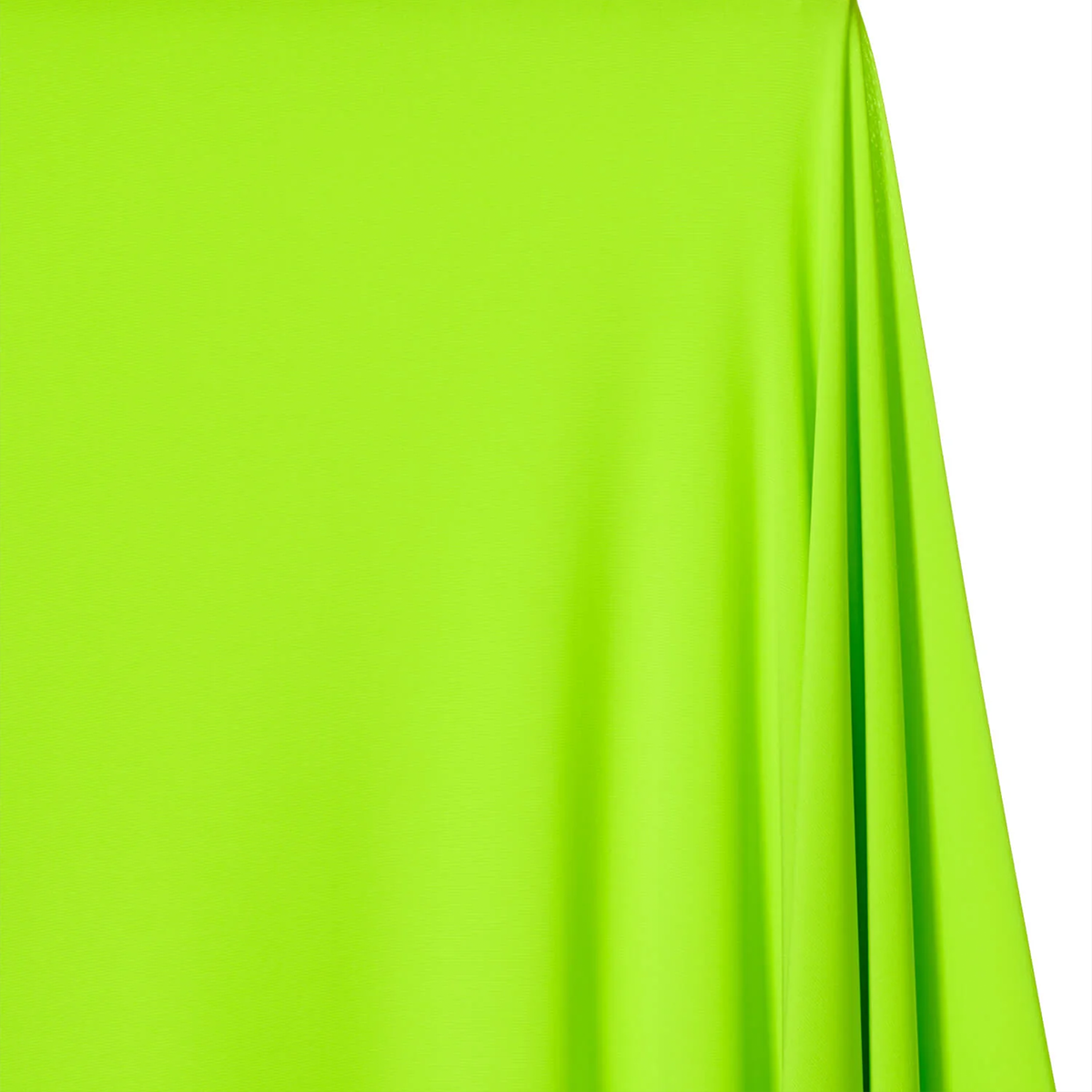 Crisp Lime Green Fabric Online—Apparel Sewing Fabric—100% Polyester—Sold by the Yard—Width 52" Inches Wide—Available in the USA.
