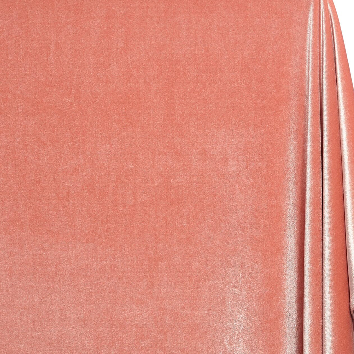 Apricot Peach—Stretch Velvet Fabric—90% Polyester, 10% Spandex— Width 60/61 Wide—Nationwide Shipping