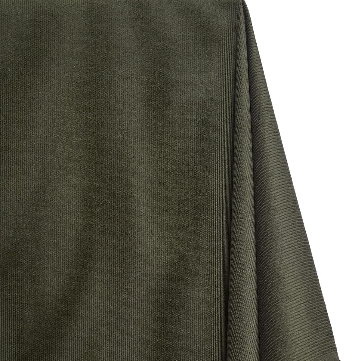 Chua Army Green Corduroy—100% Cotton—9 Wale—60" Wide Fabric