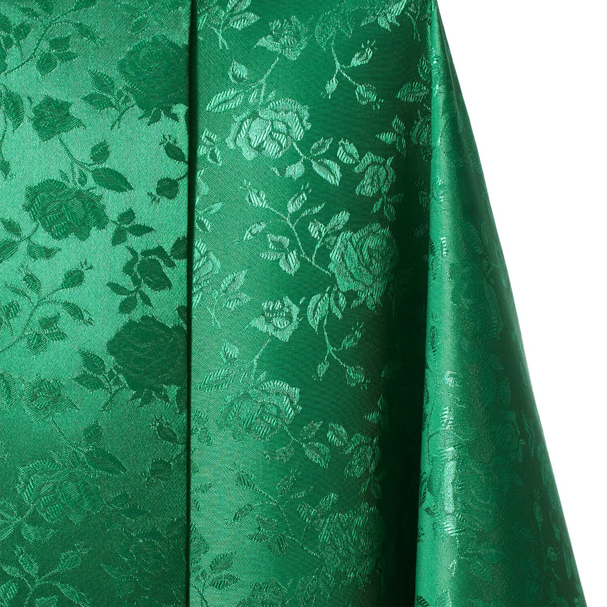 Majestic Rose-Jacquard Fabric—Hunter Green—58" Wide—100% Polyester Fabric—High-Quality—Sold by The Yard