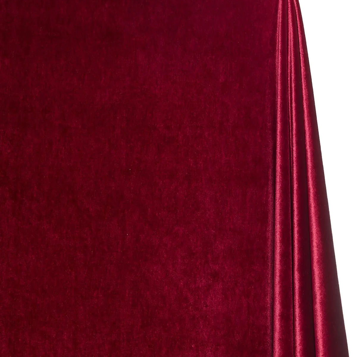 Wine Hue —Stretch Velvet Fabric—90% Polyester, 10% Spandex— 60/61 Inches—20% Vertical