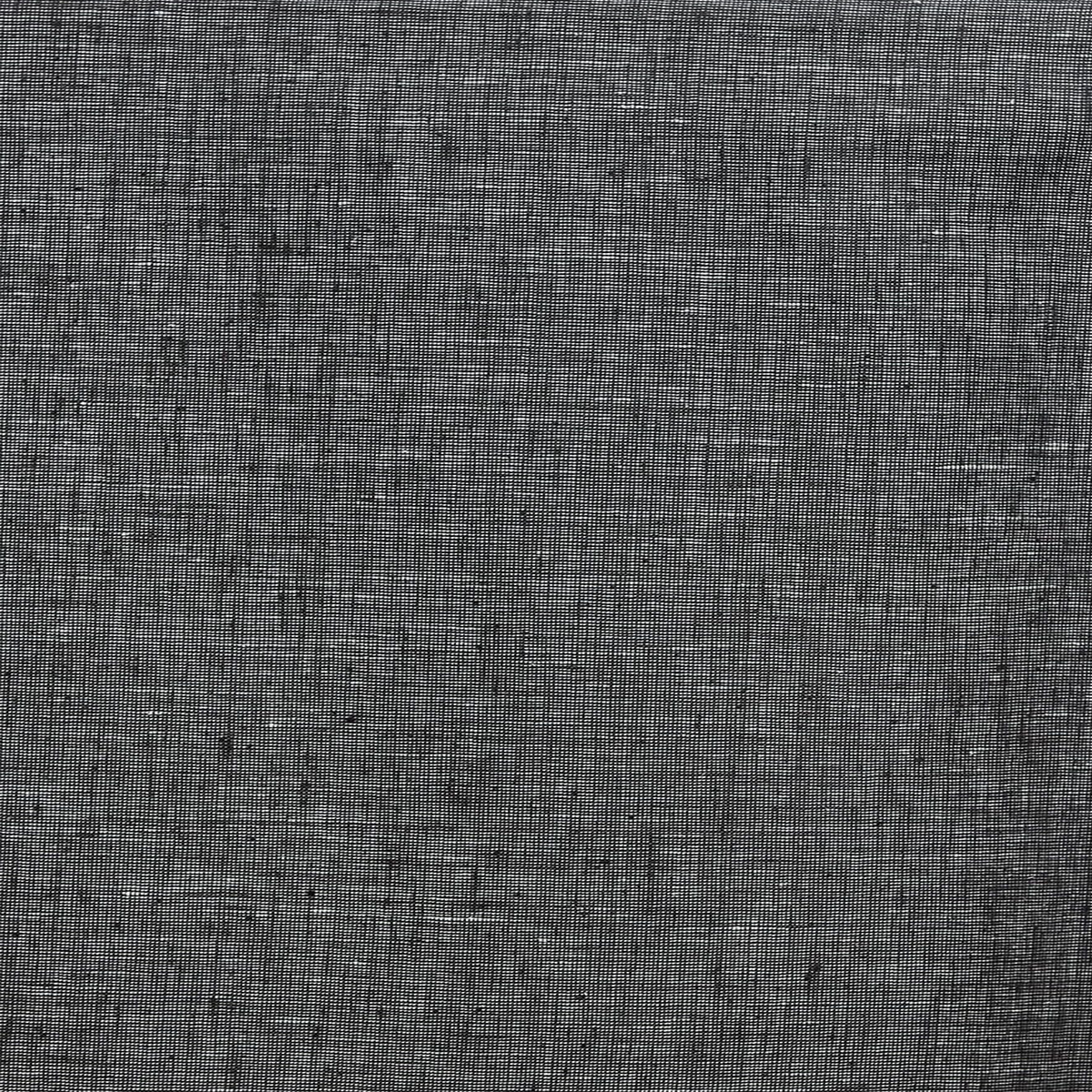 TAMSIN BLACK & WHITE YARN DYED TWO TONE LINEN MATERIAL