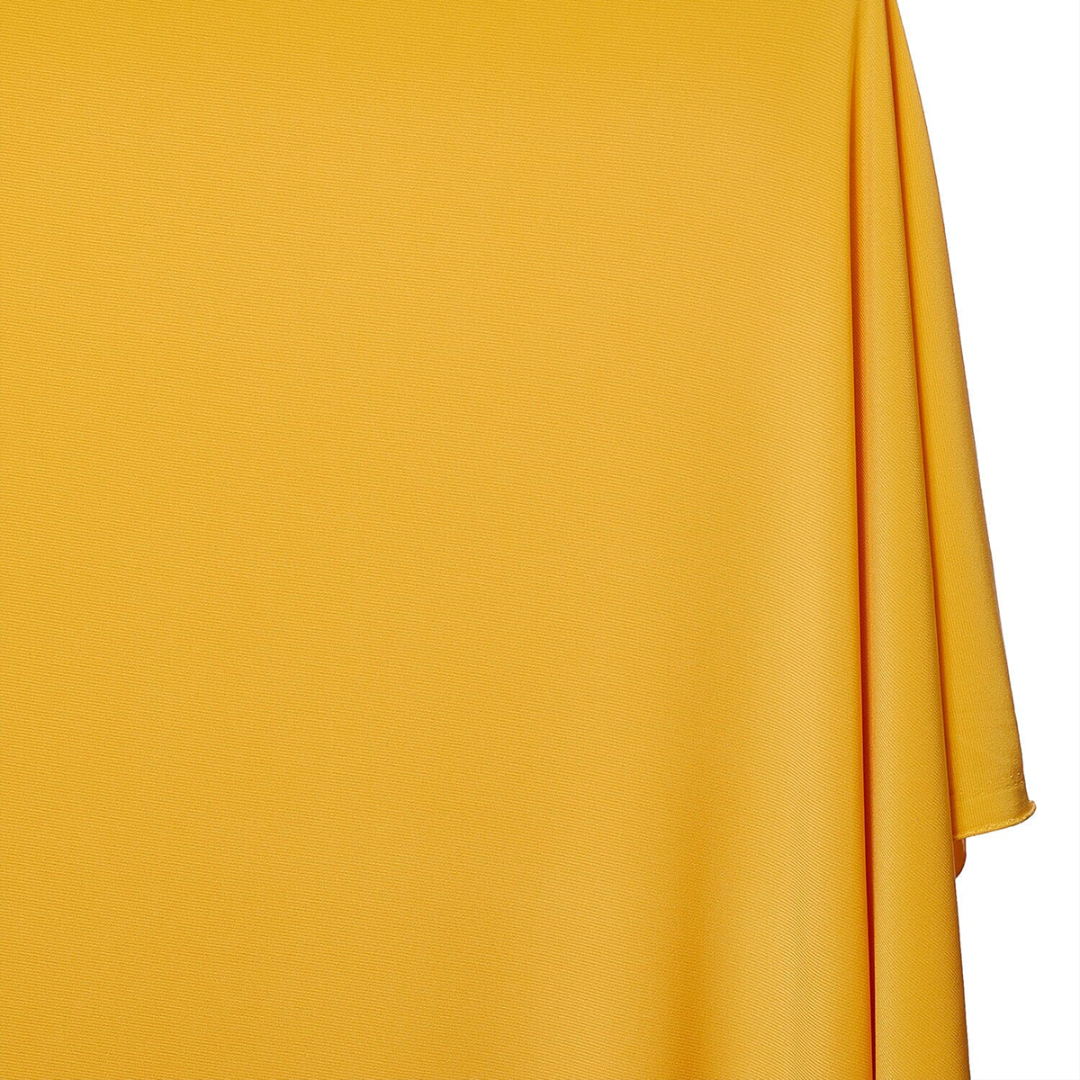 Yellow Hue Knit—Cotton Blend Jersey Fabric—Durable—58" Wide—100% Polyester Fabric—High-Quality—Sold by The Yard