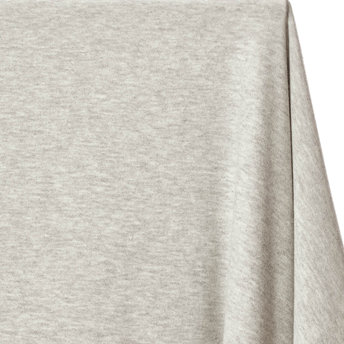 Heather Grey Light —95%-Polyester -5% Spandex Fabric—Sold By The Yard—Width 58/60 Inches Wide