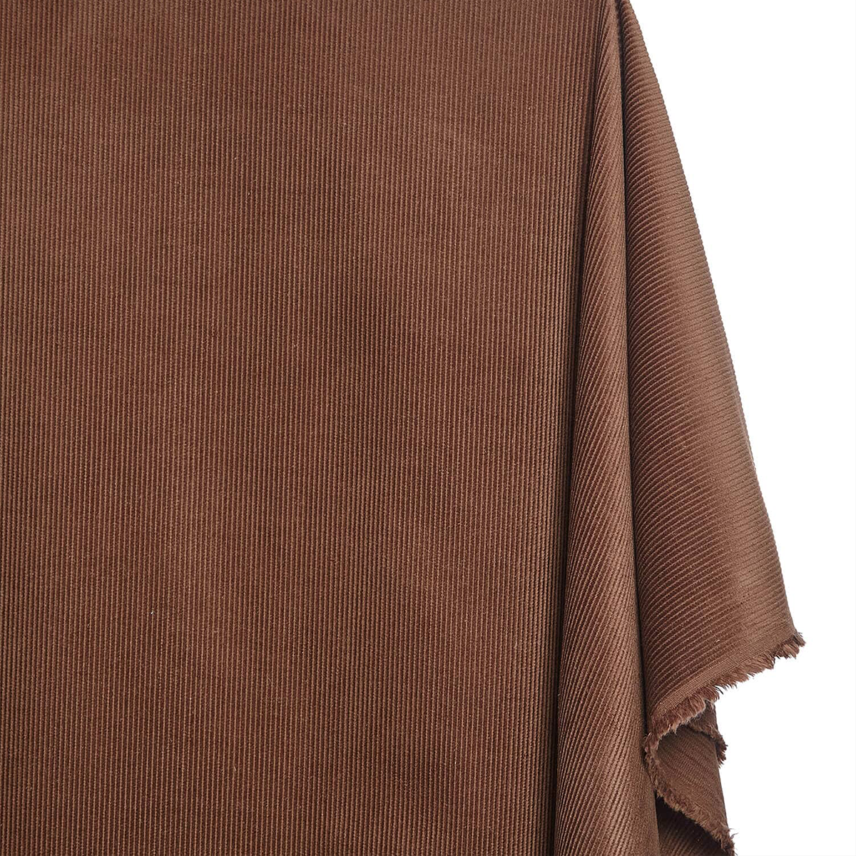 Brown fabric with a textured pattern on a white background-Beautiful Windows Elgin