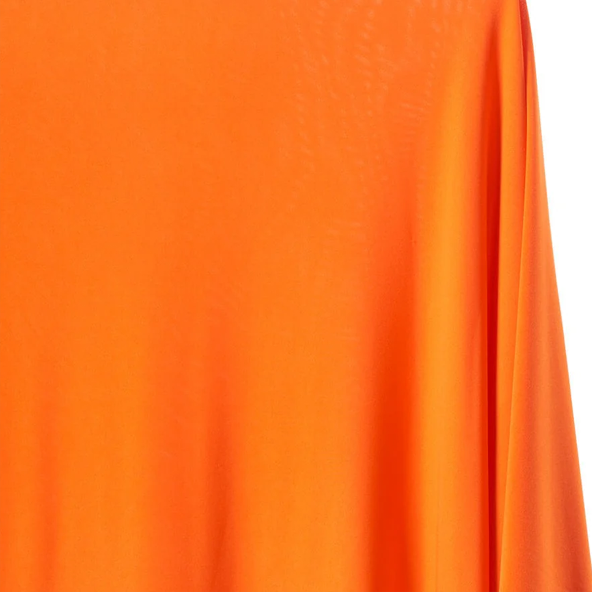 ITY Knit Jersey—Clothing Fabric—Orange—90% Polyester, 10% Spandex—Available by the Yard—Width 58/60"—USA Shipping.