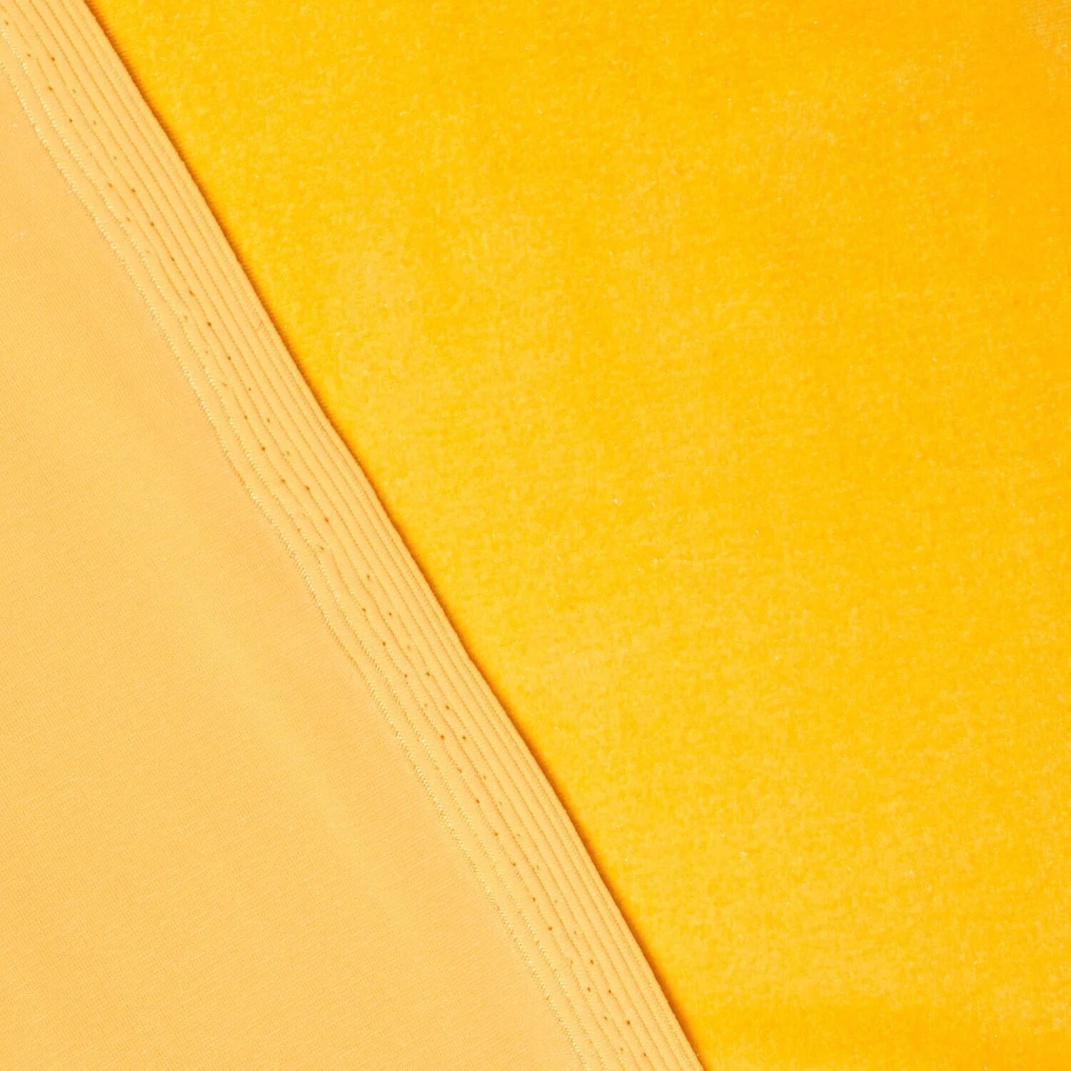 Sunflower Yellow —Stretch Velvet Fabric—90% Polyester, 10% Spandex— 60/61 Inches—20% Vertical