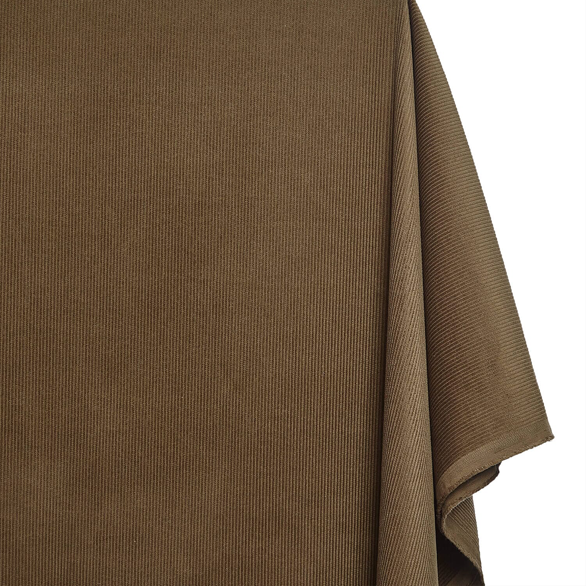 Brown fabric with a textured pattern on a white background |sold by BeautifulWindowsElgin.com