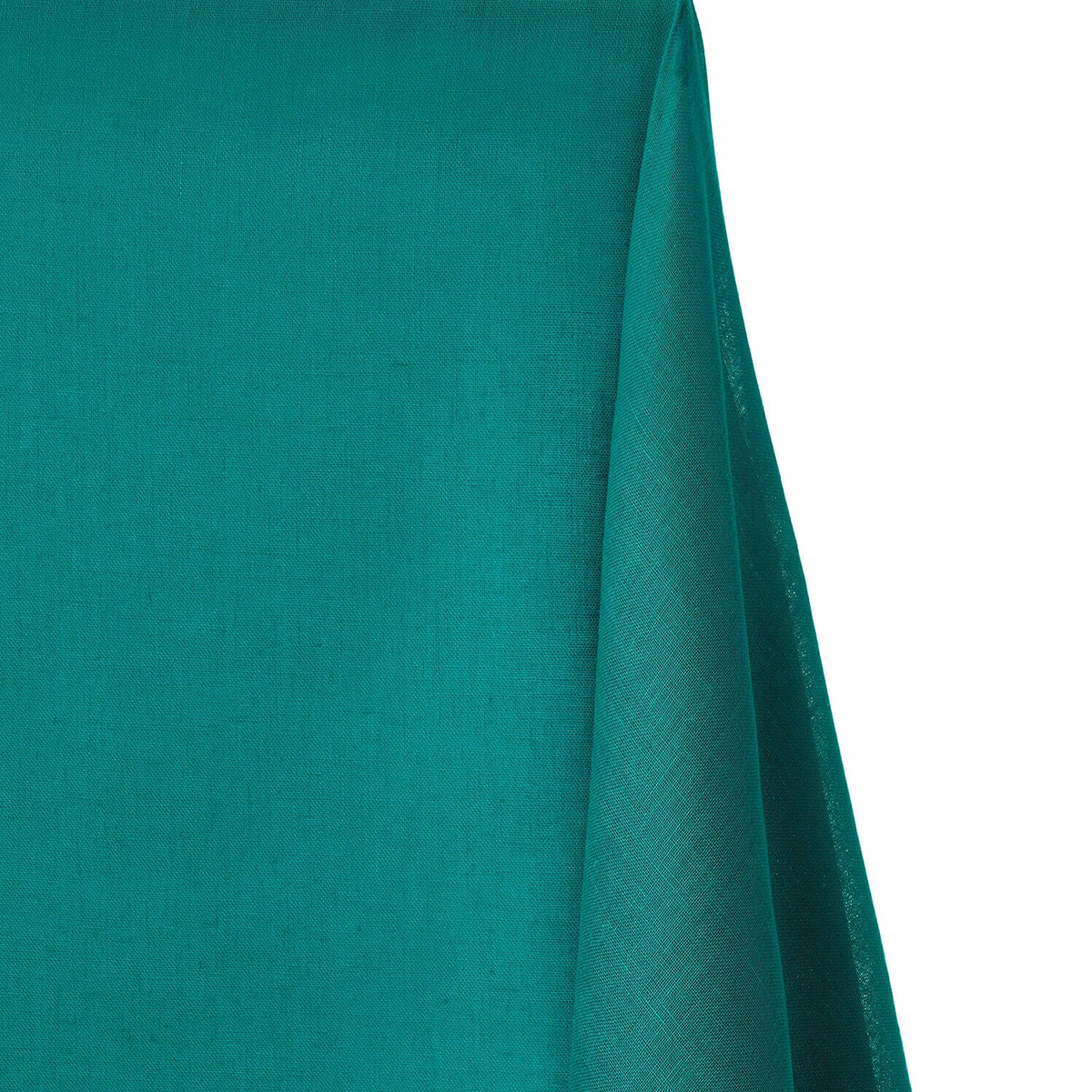 Malou Teal Lawn—Polyester Blend Fabric— Smooth Texture—Sold by The Yard—58/60 Inches Wide