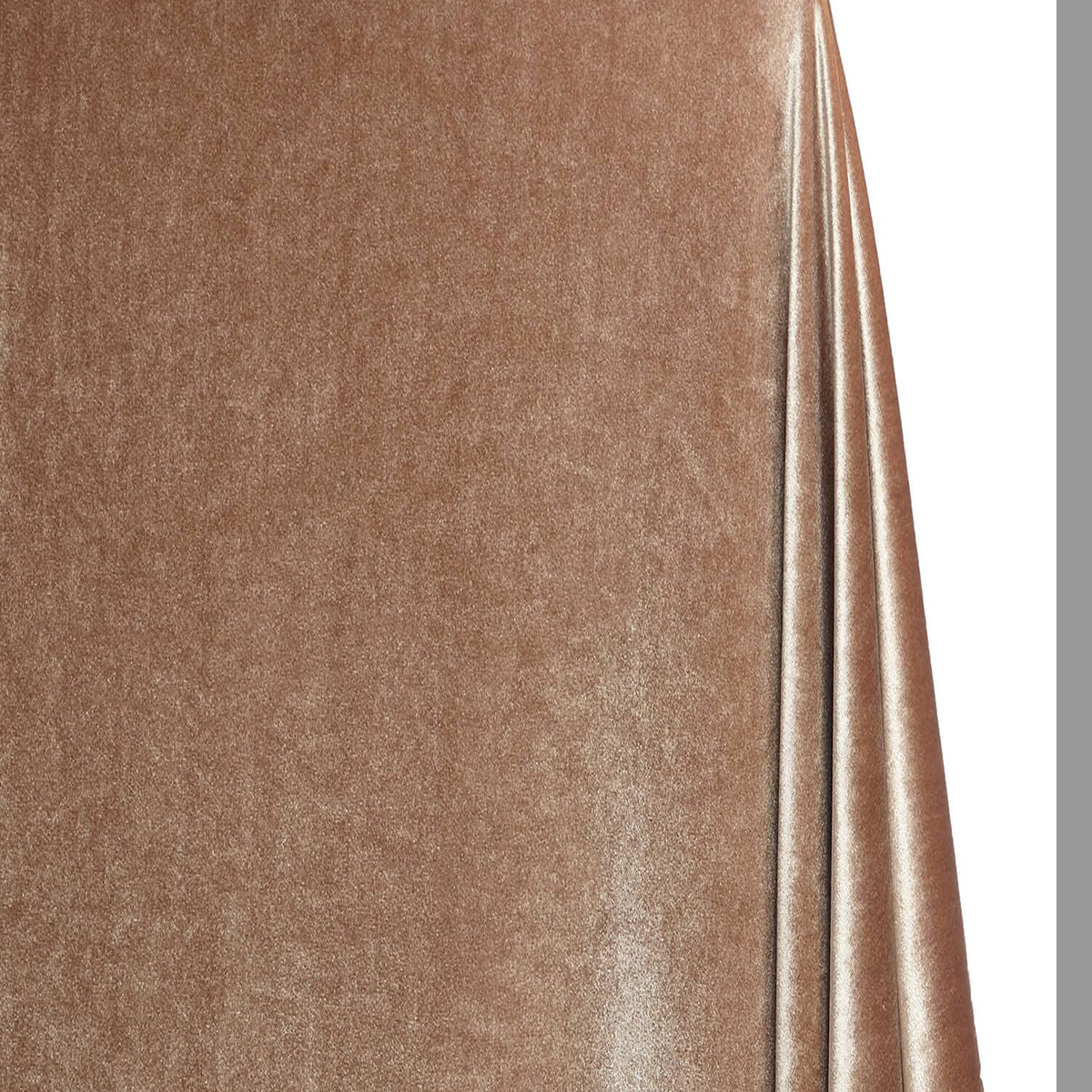 Snow Hill Regional Elegance—Stretch Velvet Fabric—Taupe Color—Double Cotton Gauze Material—Width 57/58 Inches Wide—Sold by the Yard—Nationwide Shipping Available