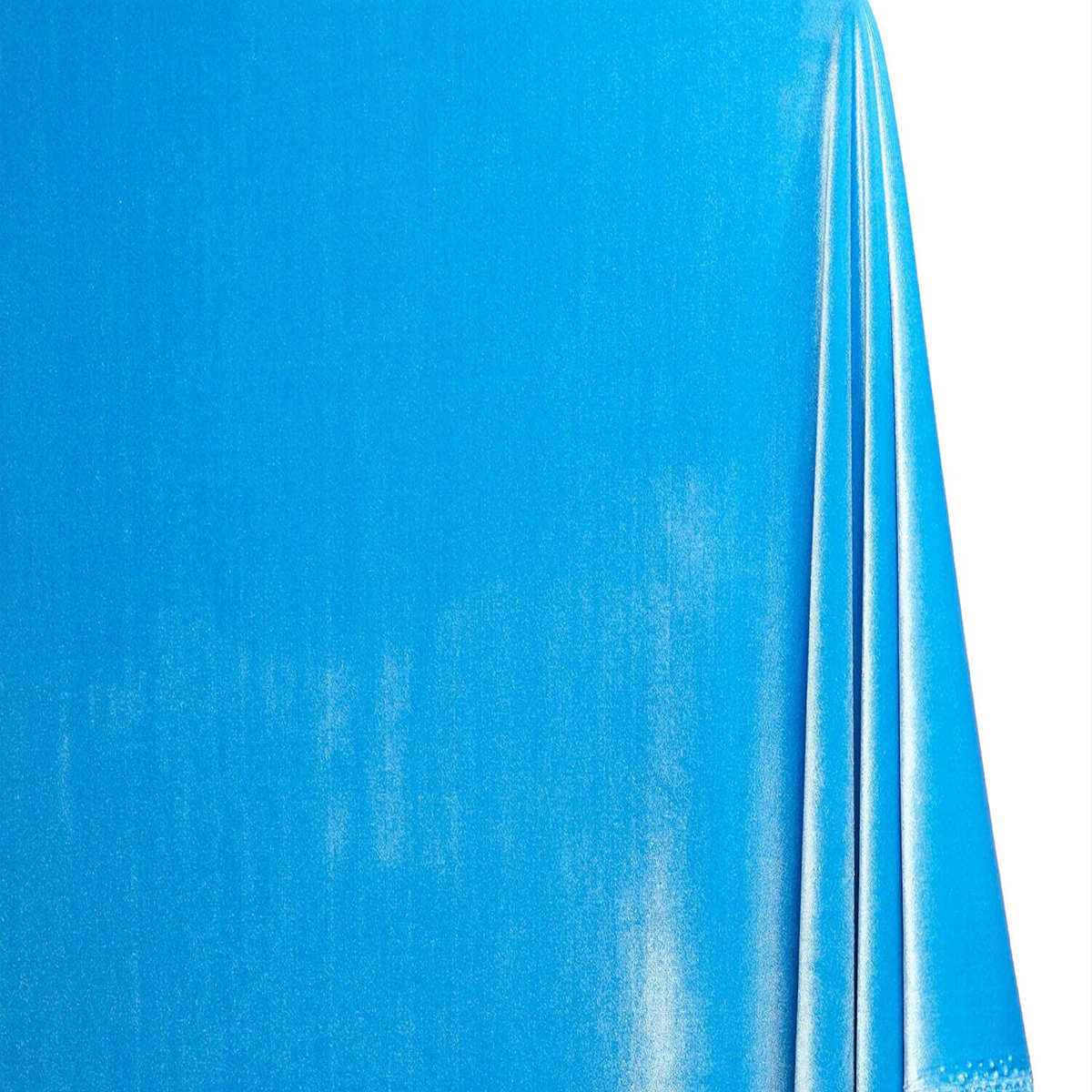 Agave Turquoise—Stretch Velvet Fabric—90% Polyester, 10% Spandex— Width 60/61 Inches Wide—Sold by the Yard