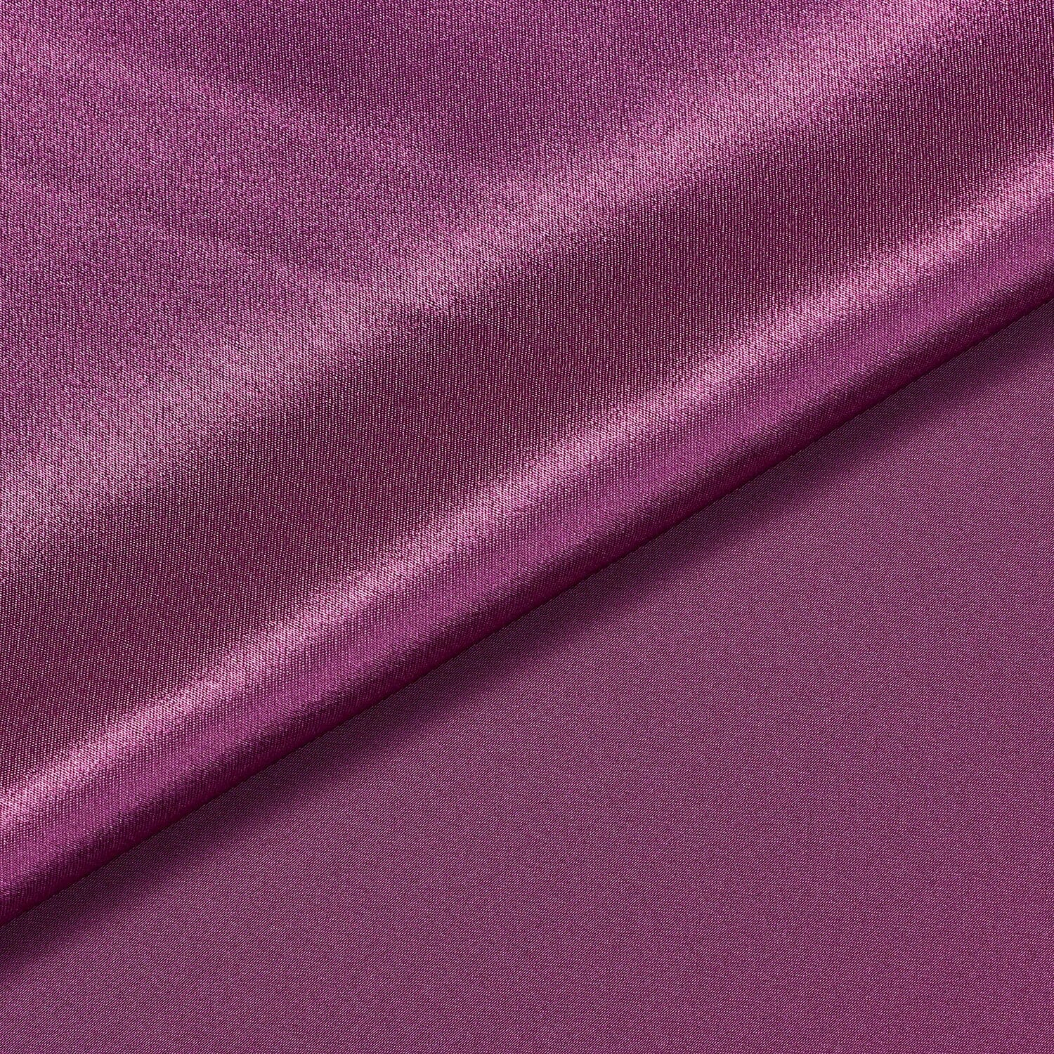 Pace Plum Color—Crepe Back Satin—100% Polyester Fabric—Sold by The Yard
