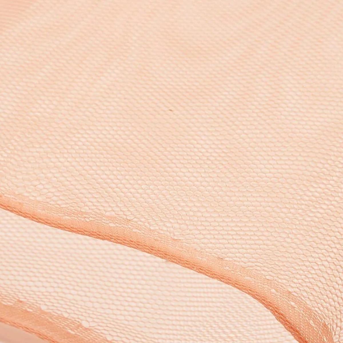 Peach Polyester Petticoat Hard Net Crinoline/58–60 Inch Wide Fabric/Sold By The Yard-180 GSM