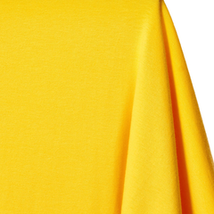Close-up of bright yellow fabric with a white background| Order online at BeautifulWindowsElgin.com  