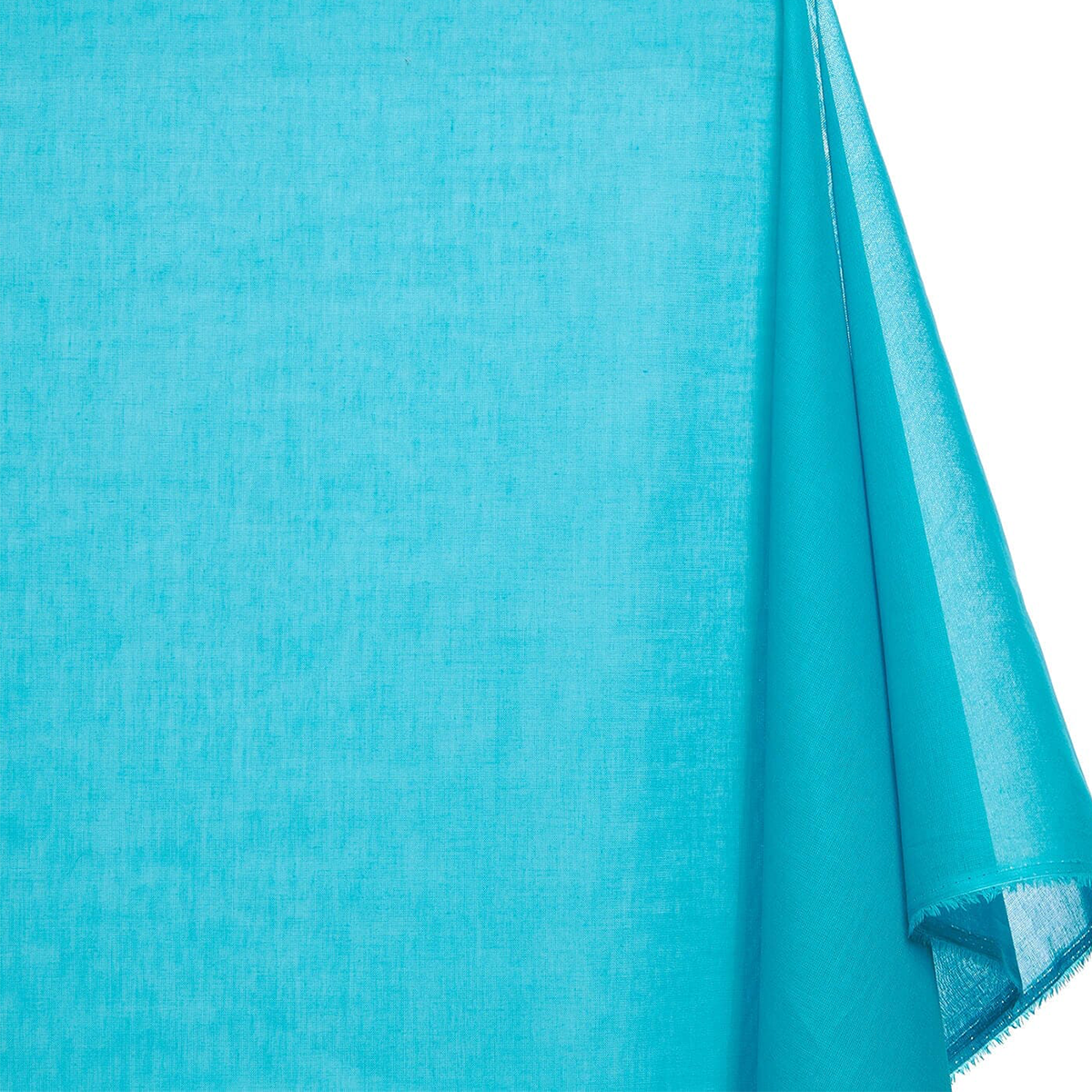 Concord NC Textiles —Turquoise Color—Lawn Lightweight Fabric—Sold by the Yard— Nationwide Shipping Available
