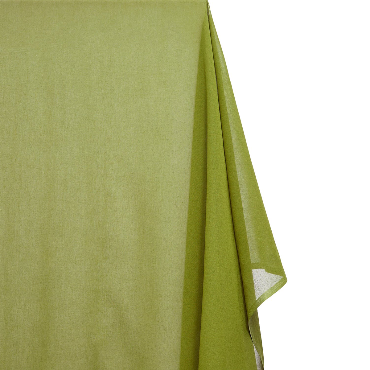Organic Solid—Olive Green—Lawn Multi-Purpose Fashion Fabric—57/58 Inches Wide—100% Cotton—Sold by the Yard