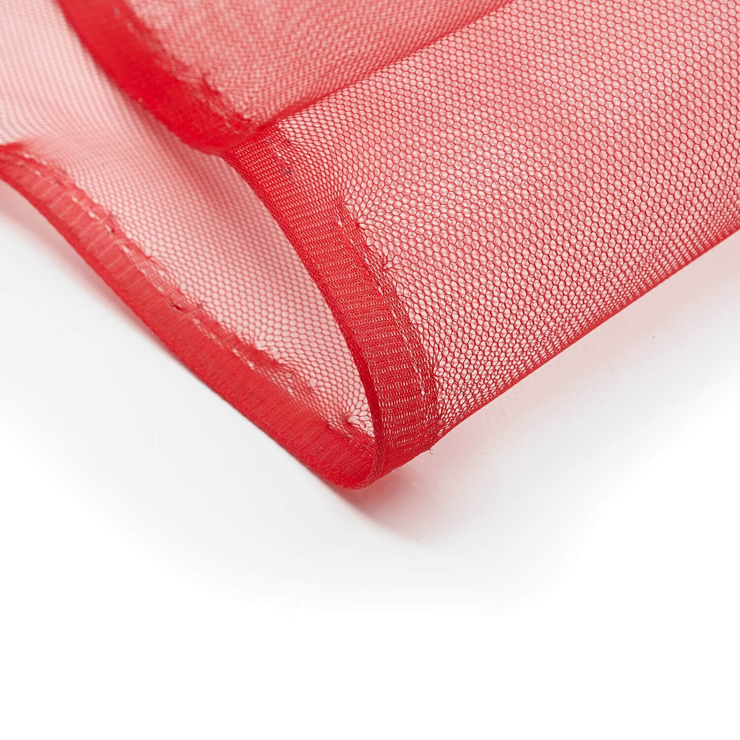 Red Polyester Petticoat Hard Net Crinoline/58–60 Inch Wide Fabric/Sold By The Yard-180 GSM