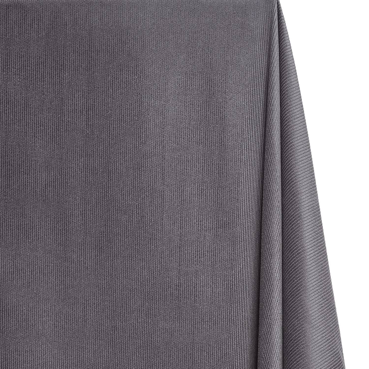 59/60 inch wide charcoal corduroy—fabric sold by BeautifulWindowsElgin.com