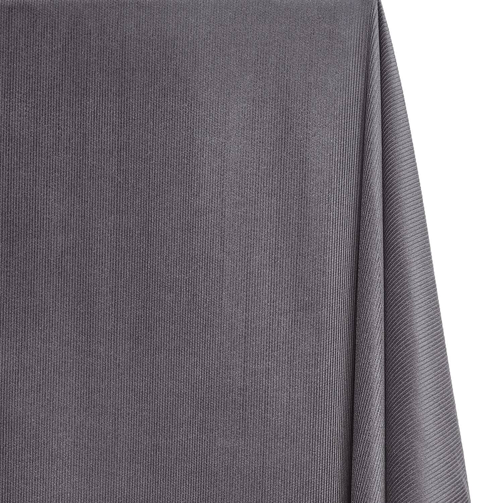 59/60 inch wide charcoal corduroy—fabric sold by BeautifulWindowsElgin.com